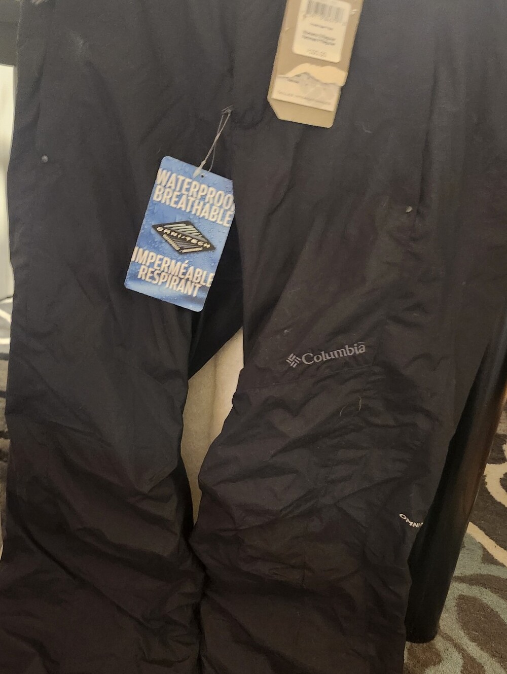 Columbia Women's Black Waterproof Breathable Pants